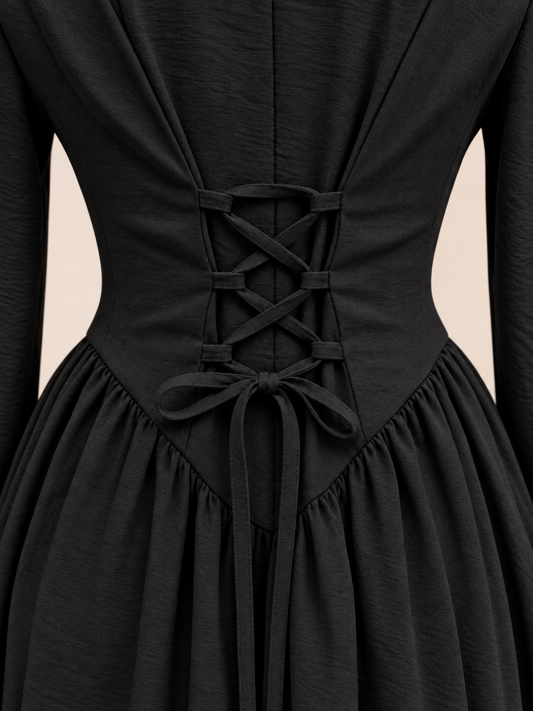MARIAH CORSET DRESS (BLACK)