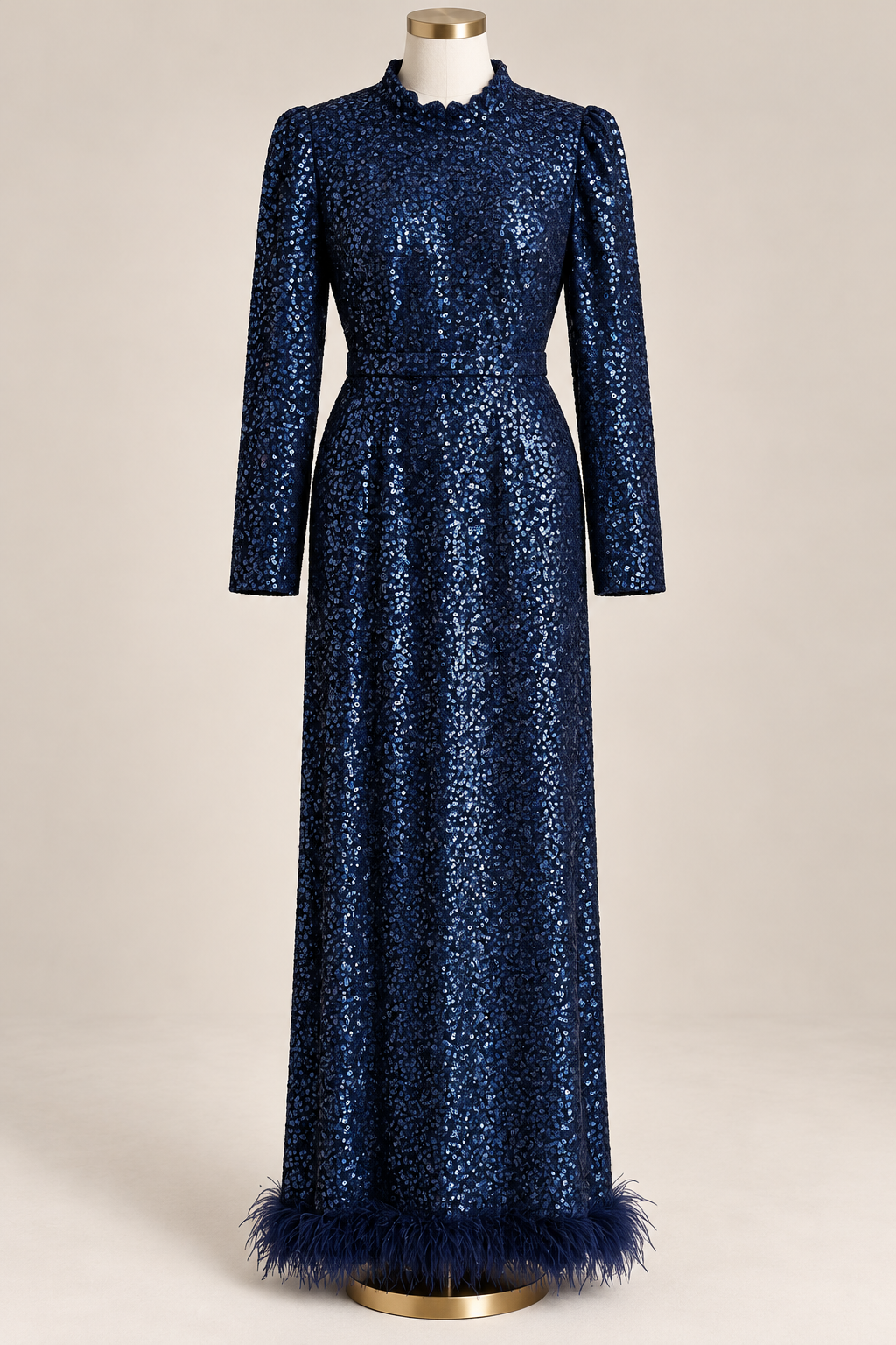 GEORGIA EVENING DRESS (NAVY)