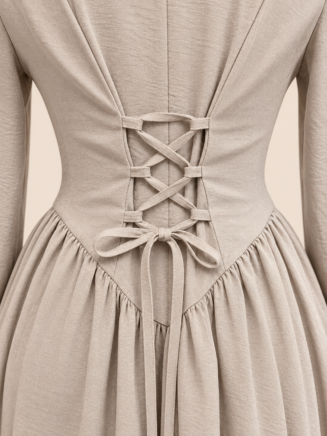 MARIAH CORSET DRESS (TAUPE)