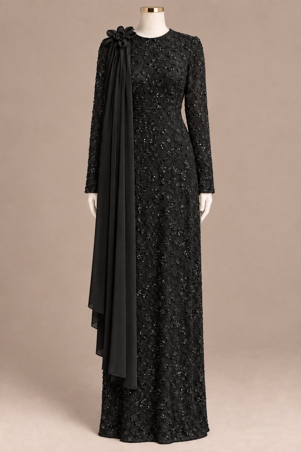 ASEL EVENING DRESS (PLUS SIZES)