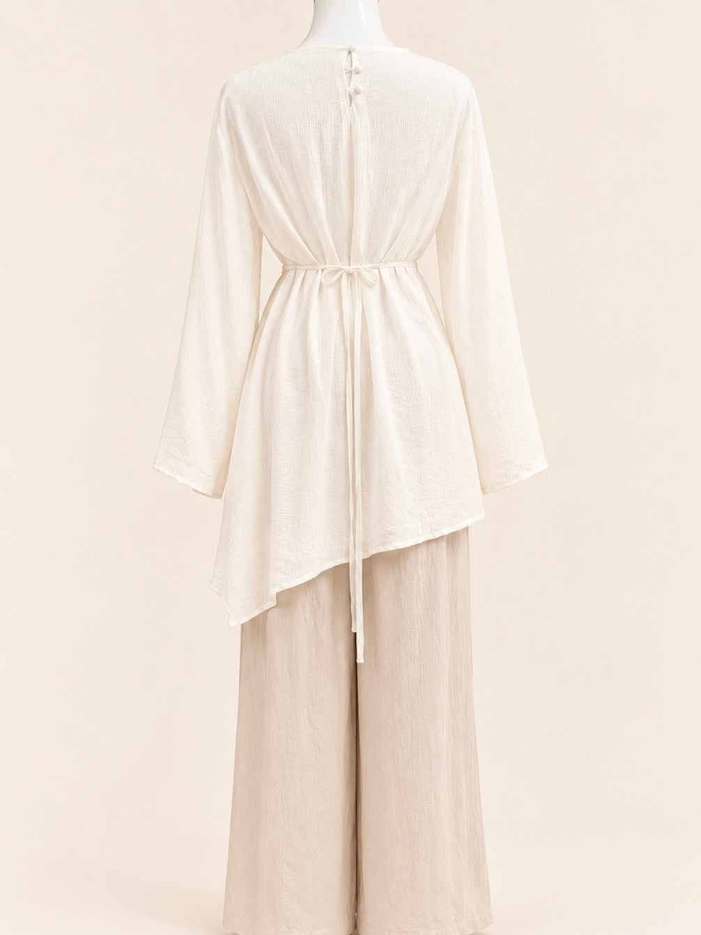 NADINE CRINKLE TOP (WHITE)
