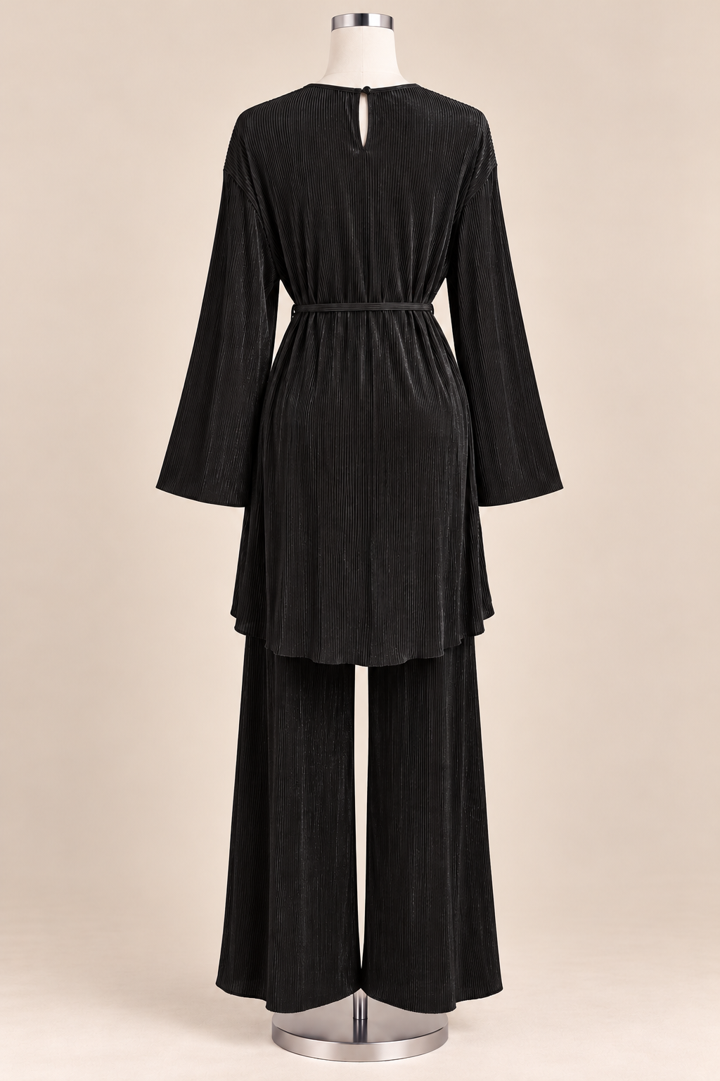MICRO PLEAT SET (BLACK)