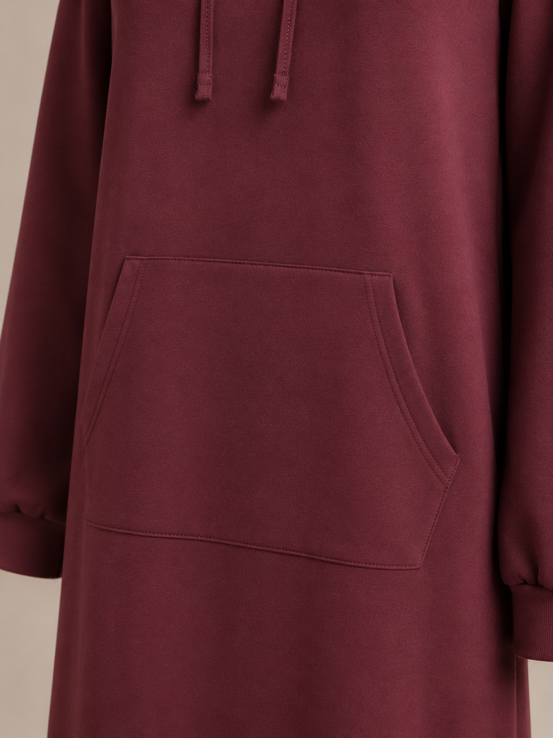 NOOR HOODIE ABAYA (MULBERRY)
