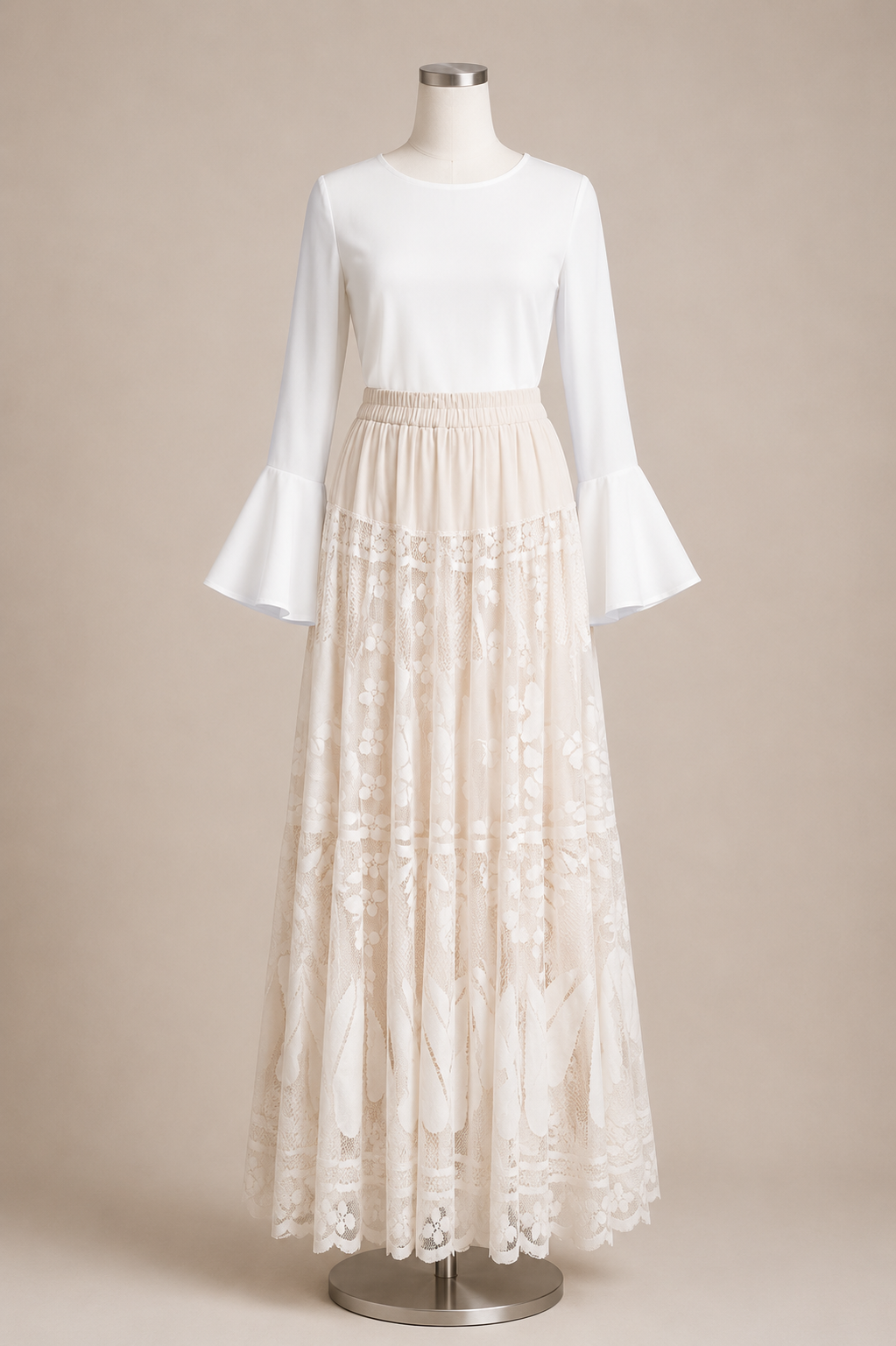 AMARAH SKIRT (NUDE)