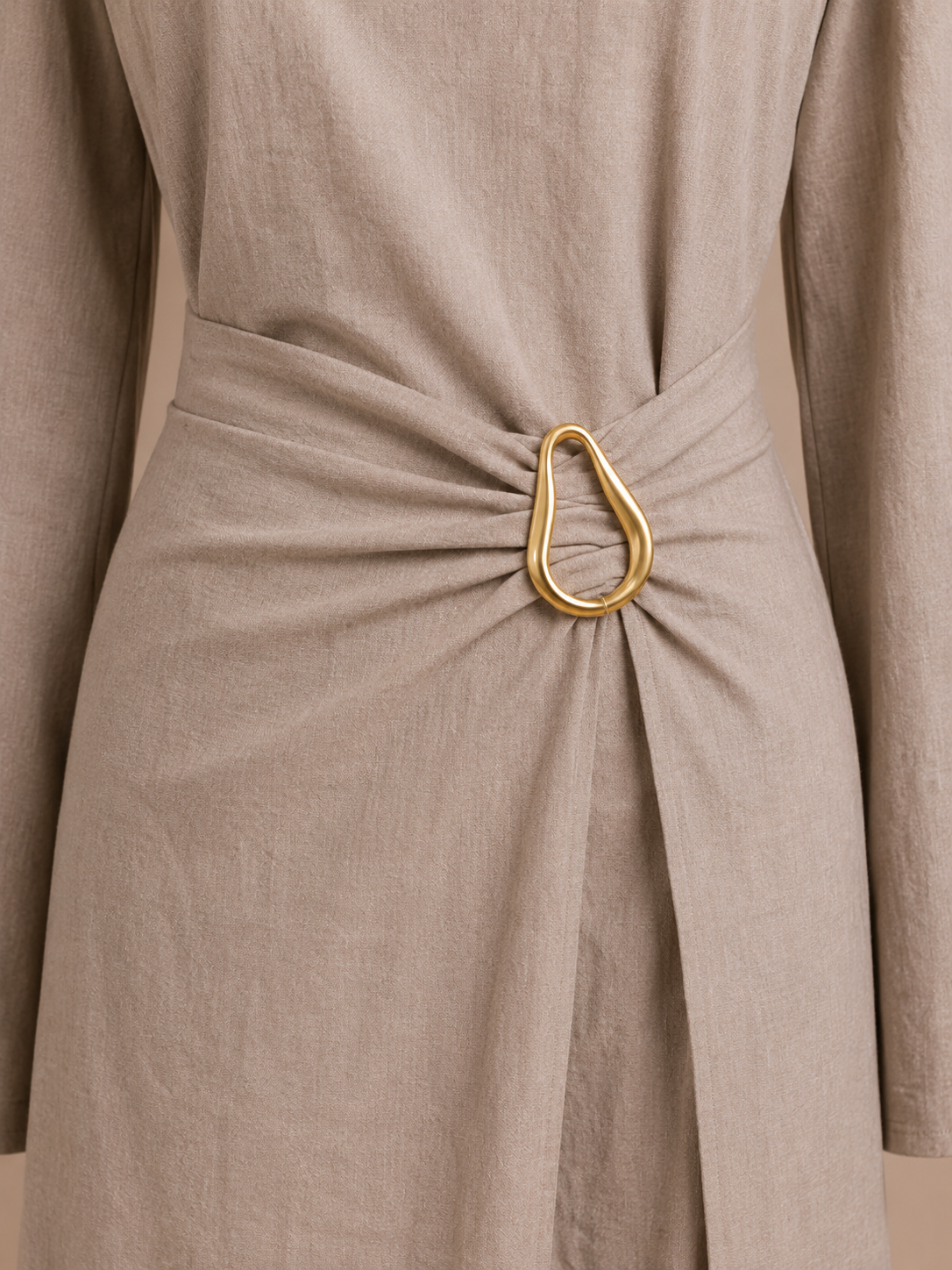 SALIHA DRESS (TAUPE)