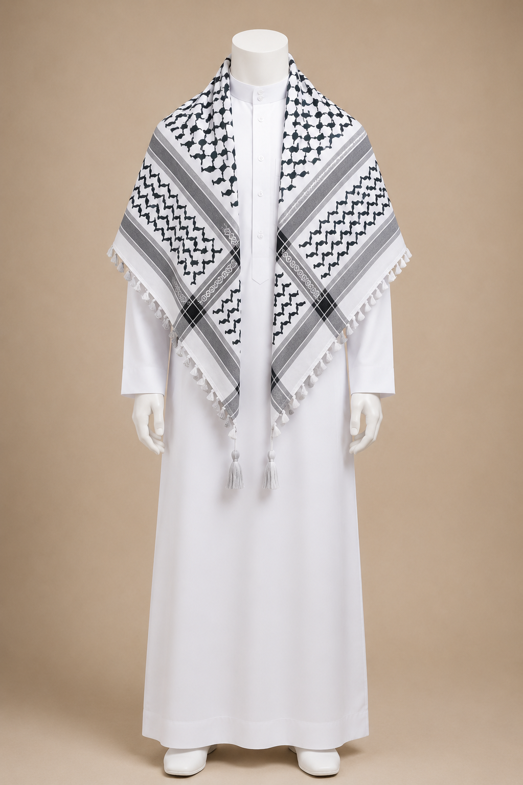 KEFFIYEH (WHITE)