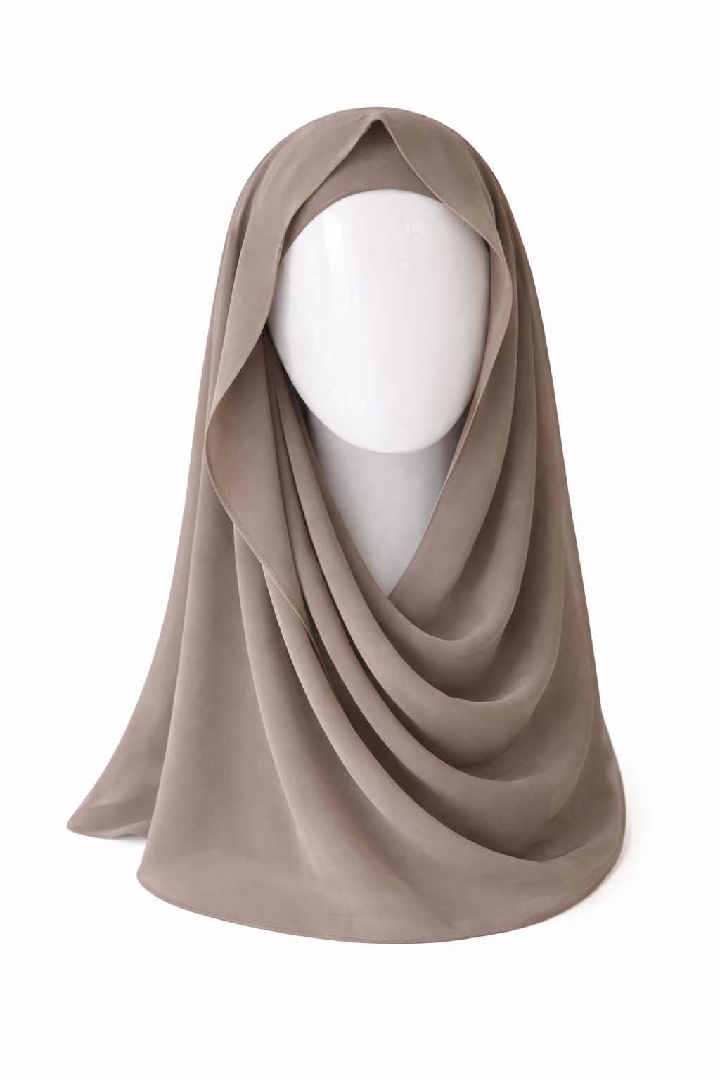 CHIFFON SHAWL TAUPE