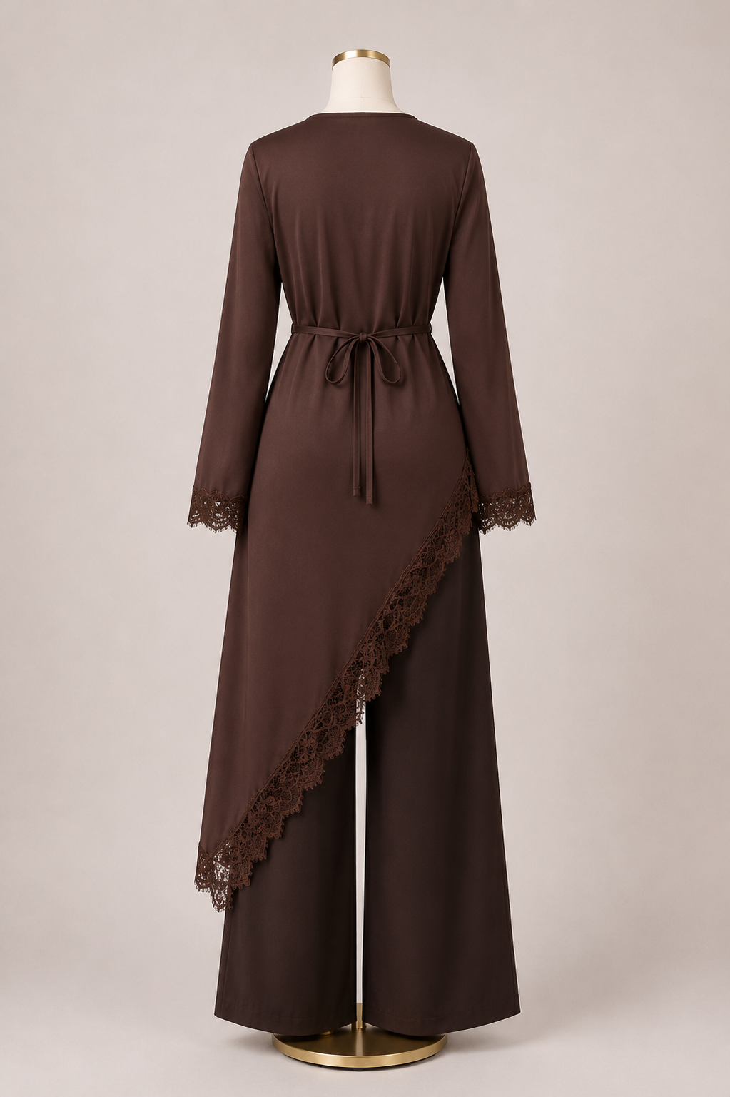 NOORA LACE TOP (CHOCOLATE)