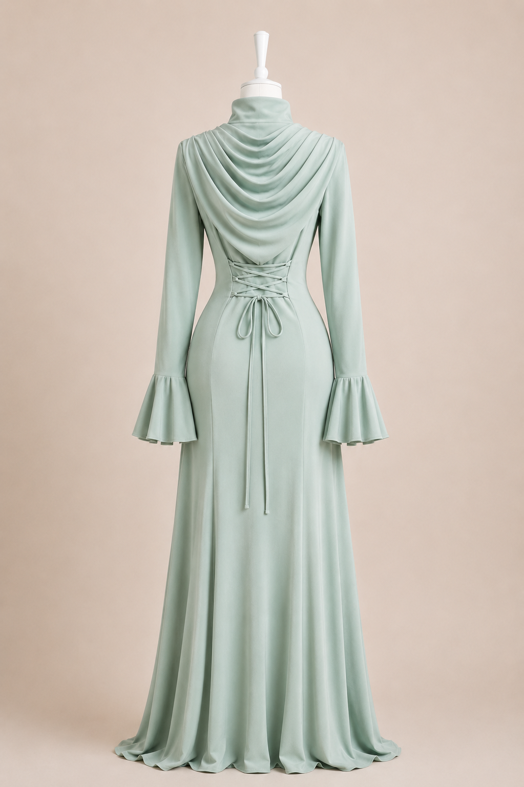 NAILA EVENING DRESS (MINT)