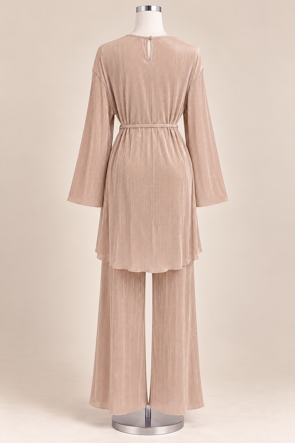 MICRO PLEAT SET (NUDE)