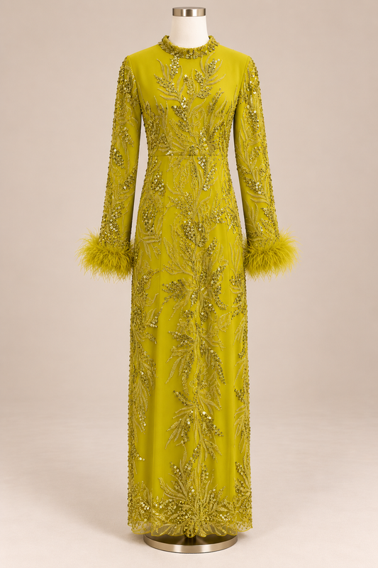 SUMAIRAH EVENING DRESS (PLUS SIZES)