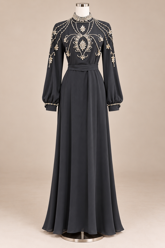 SUMAYYAH ABAYA (BLACK)