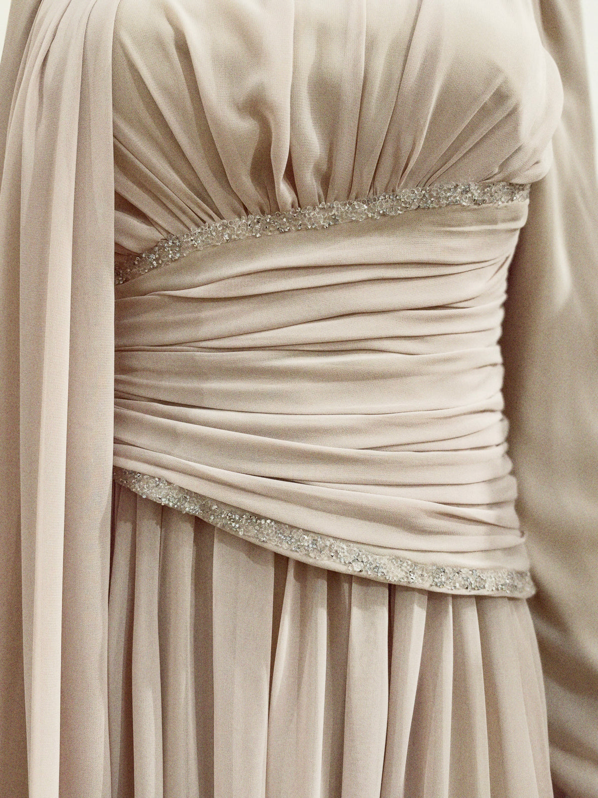 JOUMANA EVENING DRESS (CHAMPAGNE)