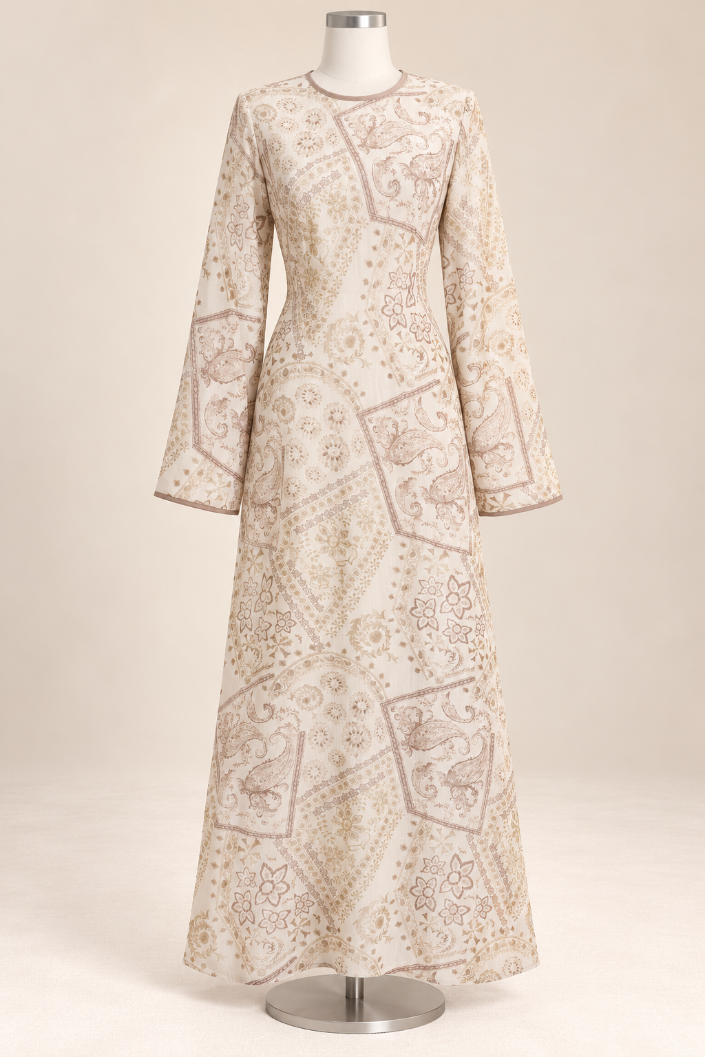 SUBHANI DRESS (TAUPE)