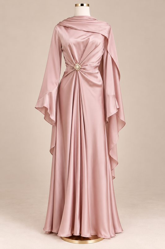 DANIELA EVENING DRESS (BLUSH)