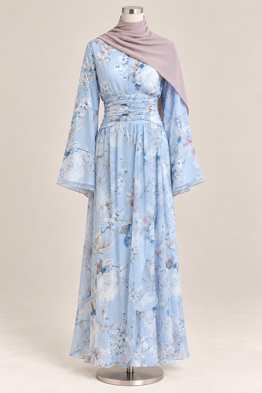 RAYYAN DRESS (BLUE)