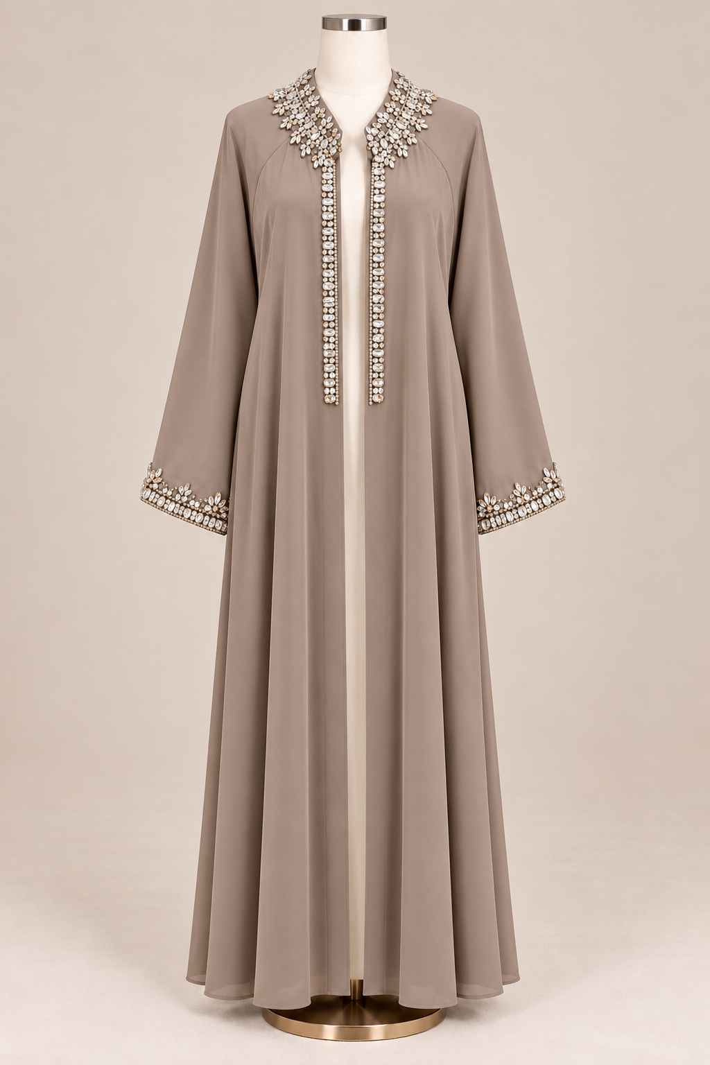 ZAINAH ABAYA (TAUPE)
