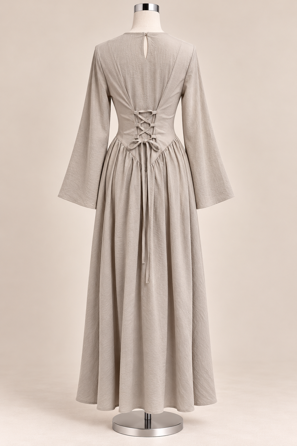 MARIAH CORSET DRESS (TAUPE)