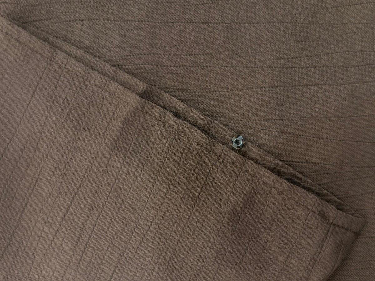 NADINE CRINKLE TOP (TRUFFLE)