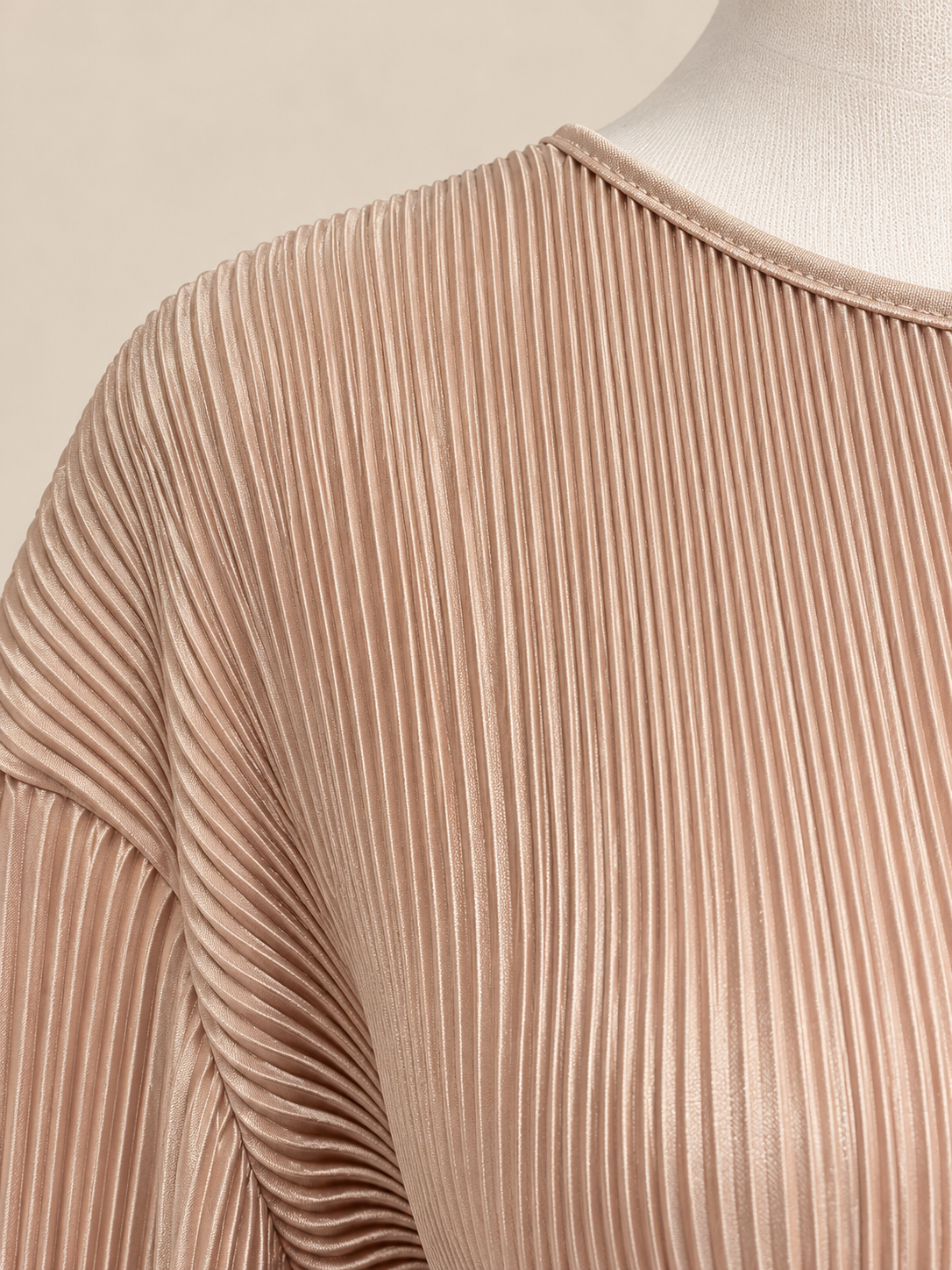 MICRO PLEAT SET (NUDE)