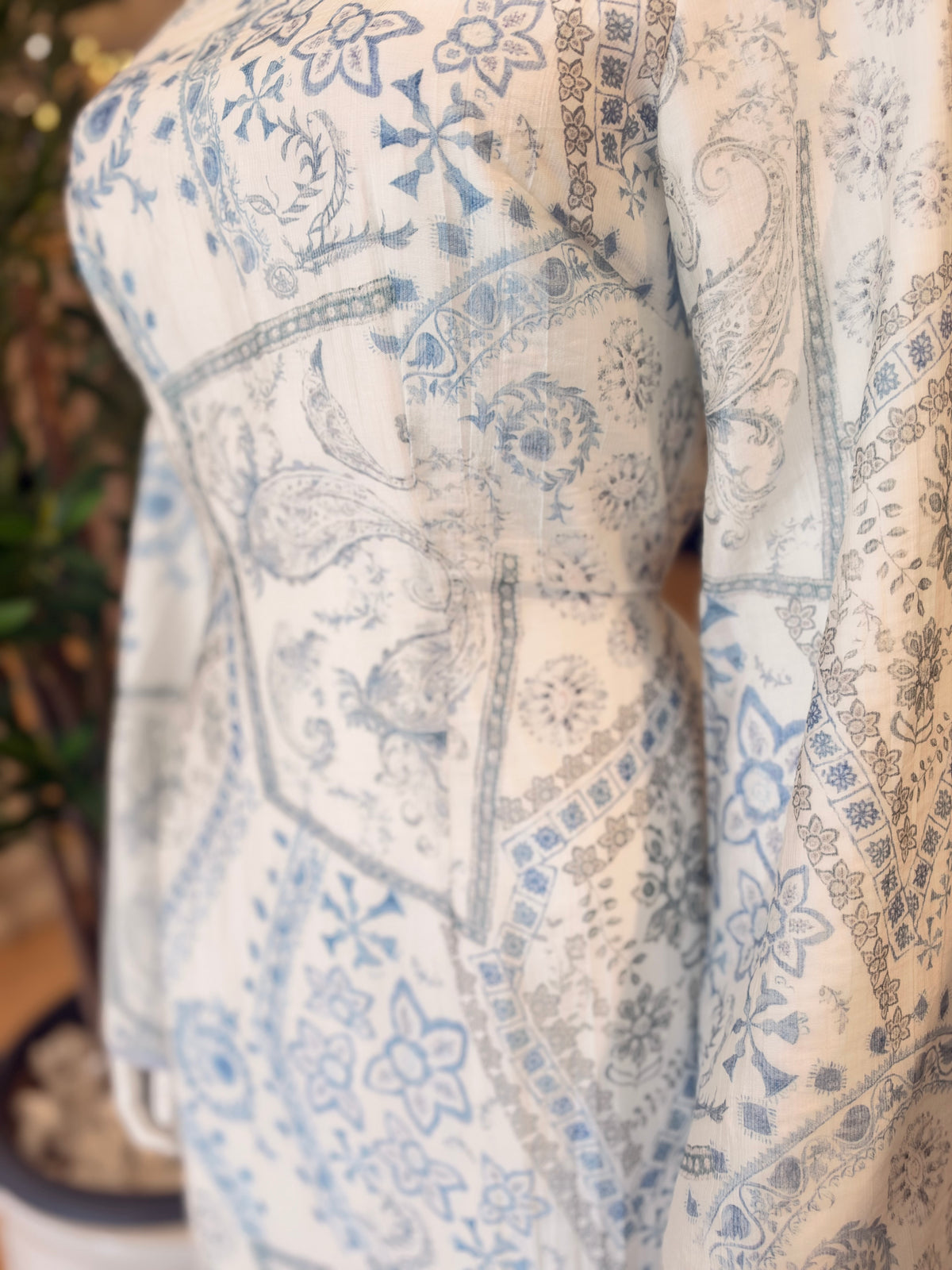 SUBHANI DRESS (AQUA)