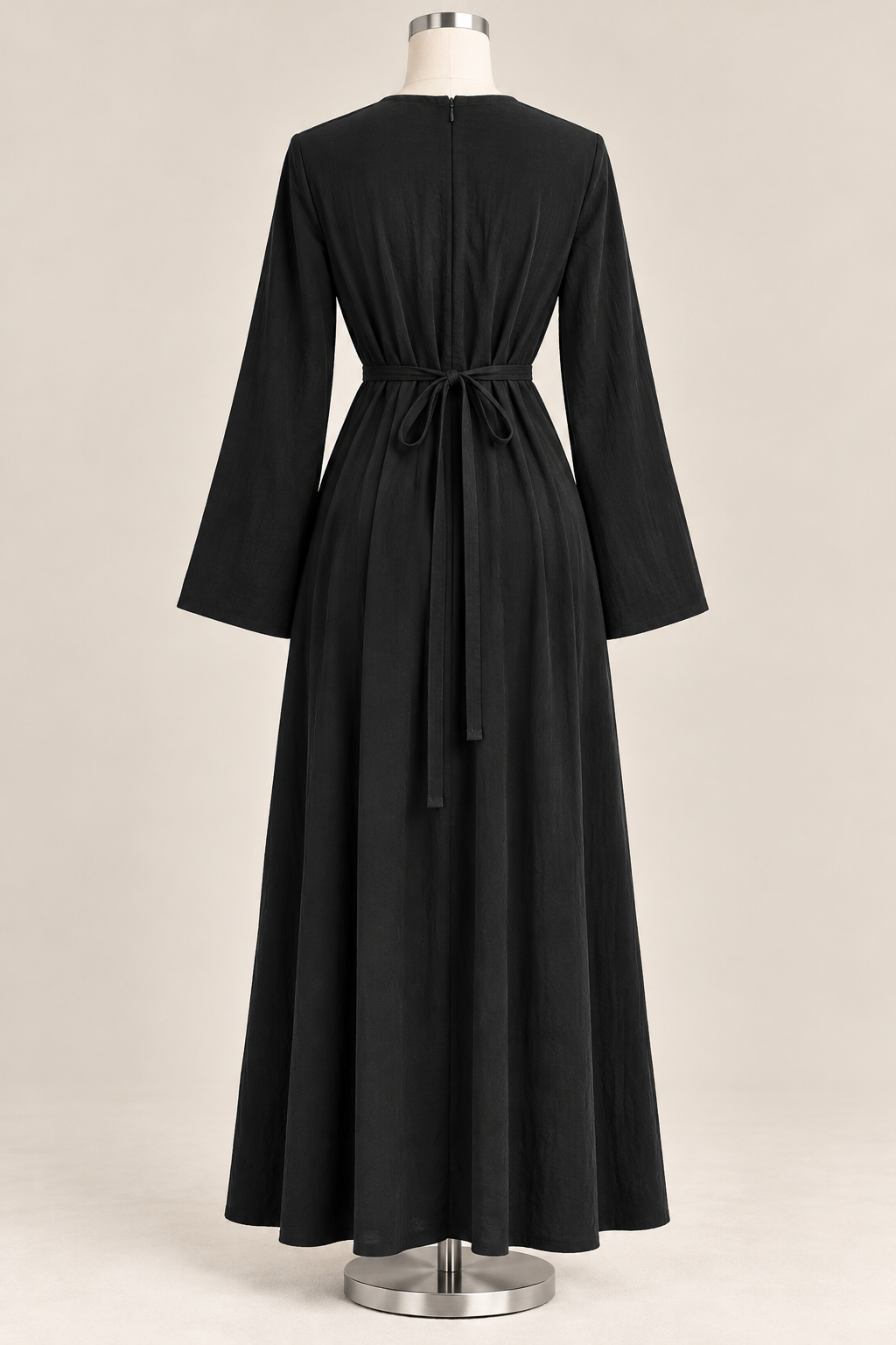 WARDA BUTTON DRESS (BLACK)
