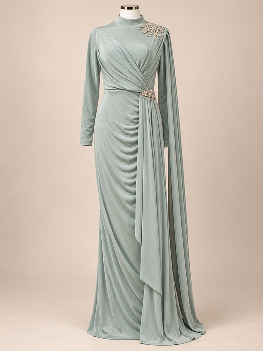 MALAK EVENING DRESS (MIST)