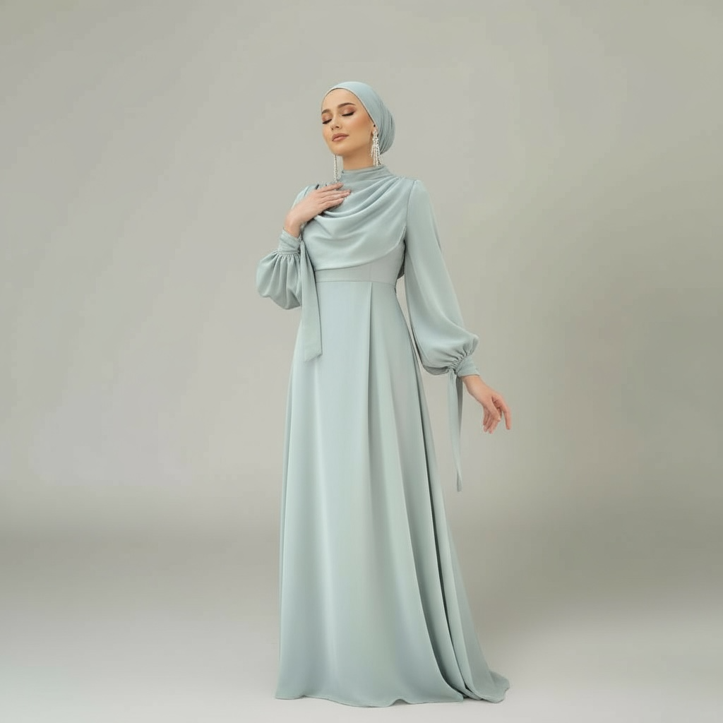 NAIMA DRAPE DRESS