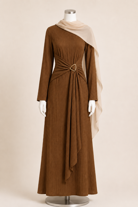 LOUJANE DRESS (CAMEL)