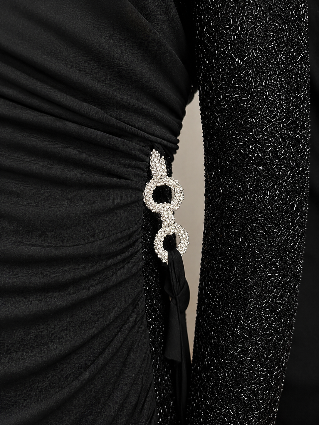 ALYSSA EVENING DRESS (BLACK)