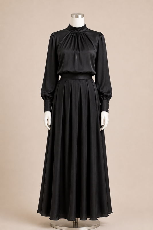 HANNAH CORD SET (BLACK)