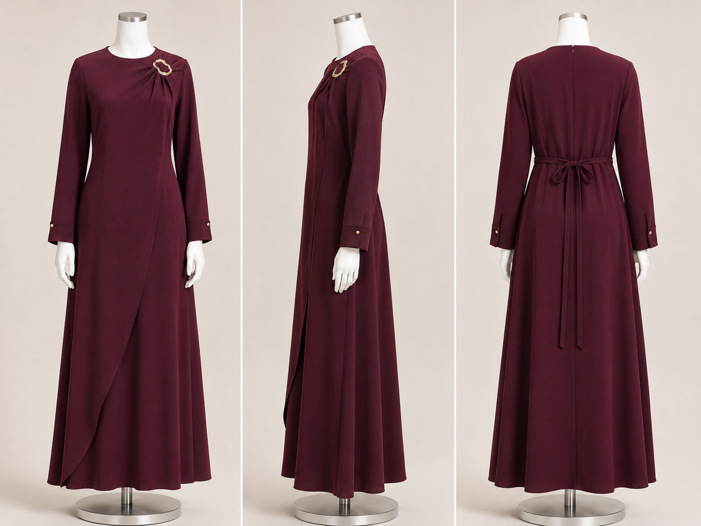 NAIMA DRESS (MULBERRY)