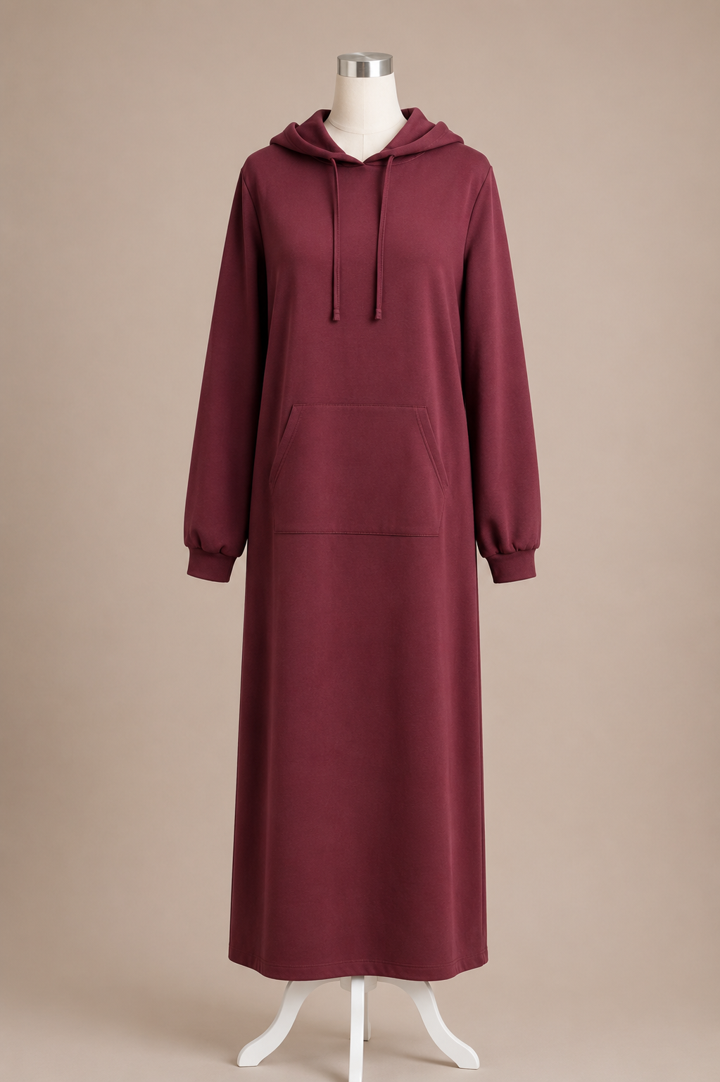 NOOR HOODIE ABAYA (MULBERRY)