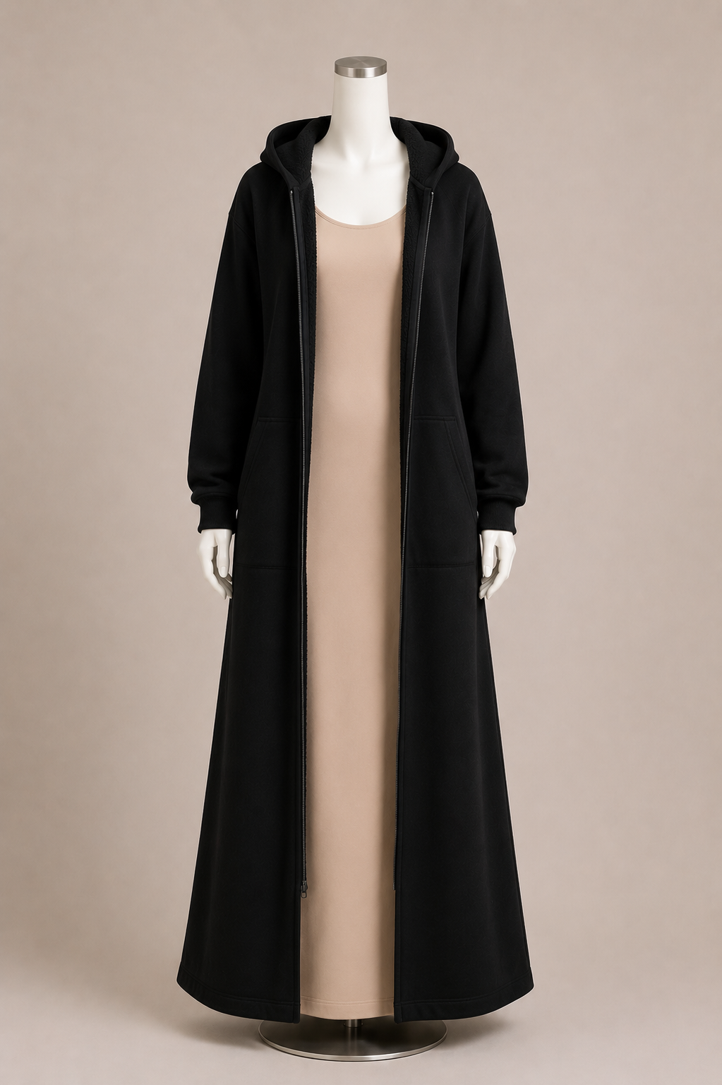 YASMINA FLEECE JACKET (BLACK)