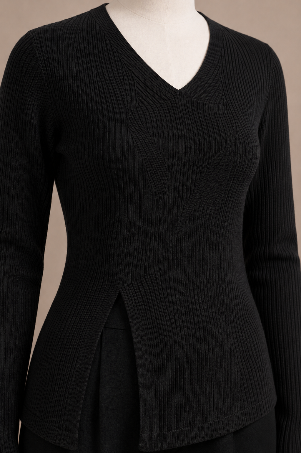 MAYA KNIT TOP (BLACK)