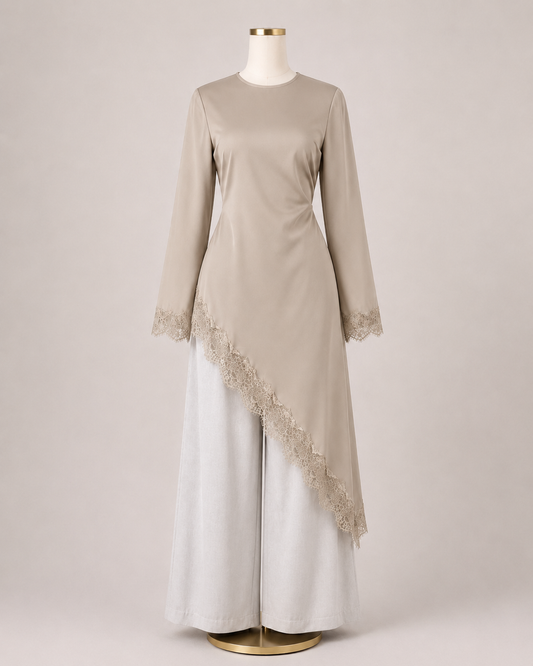 NOORA LACE TOP (BEIGE)