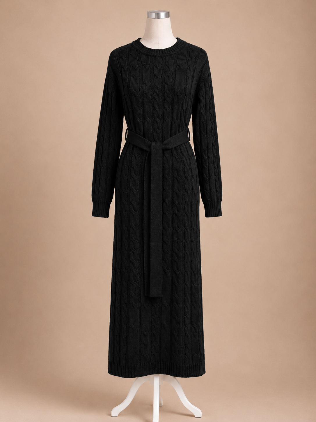 SARA KNIT DRESS (BLACK)
