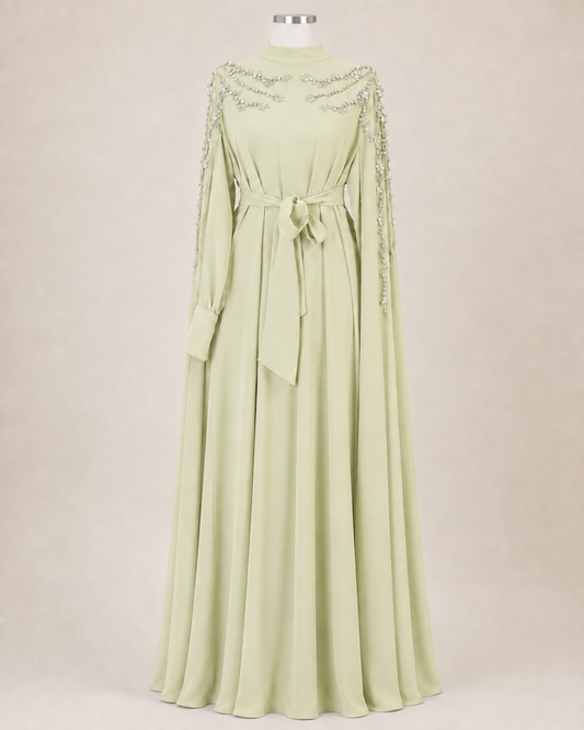 SERENE ABAYA (PISTACHIO)