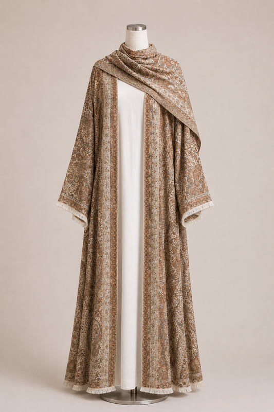 PASHMINA ABAYA (CINNAMON)
