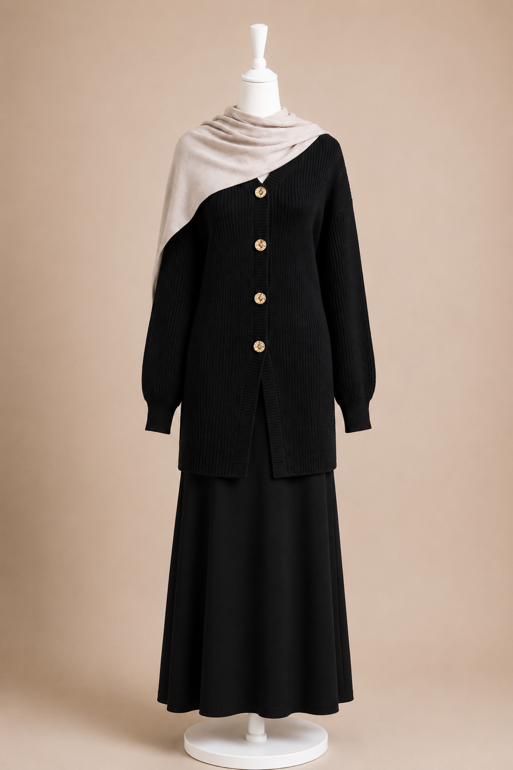 KNIT JUMPER (BLACK)