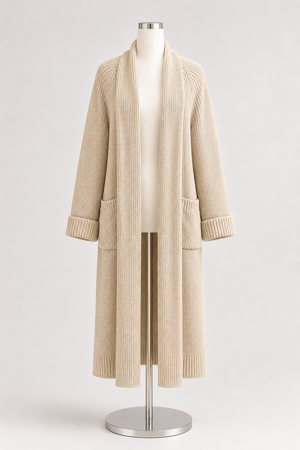 LYANA KNIT CARDIGAN (BEIGE)