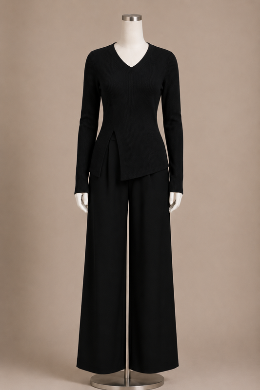 MAYA KNIT TOP (BLACK)