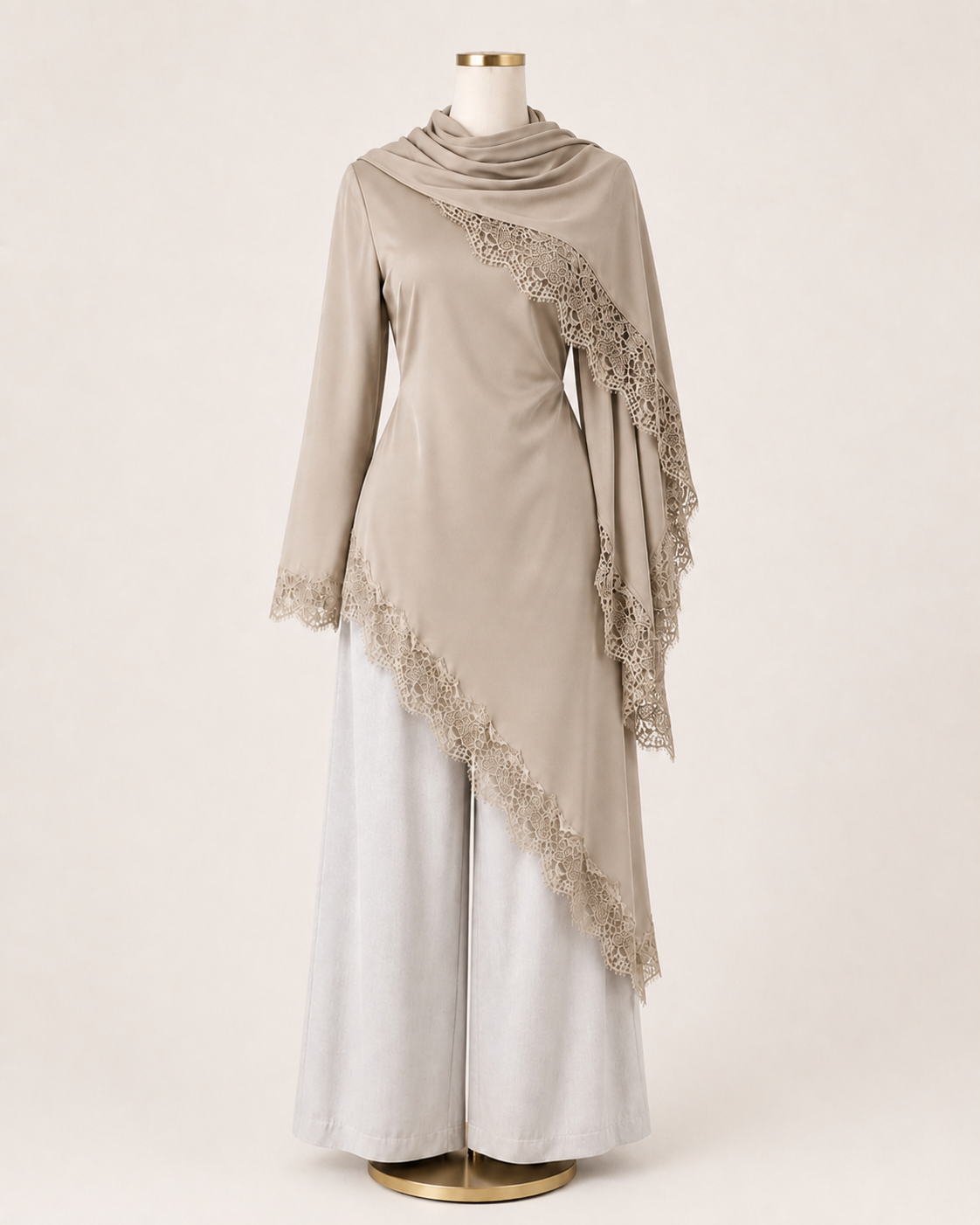 NOORA LACE TOP (BEIGE)