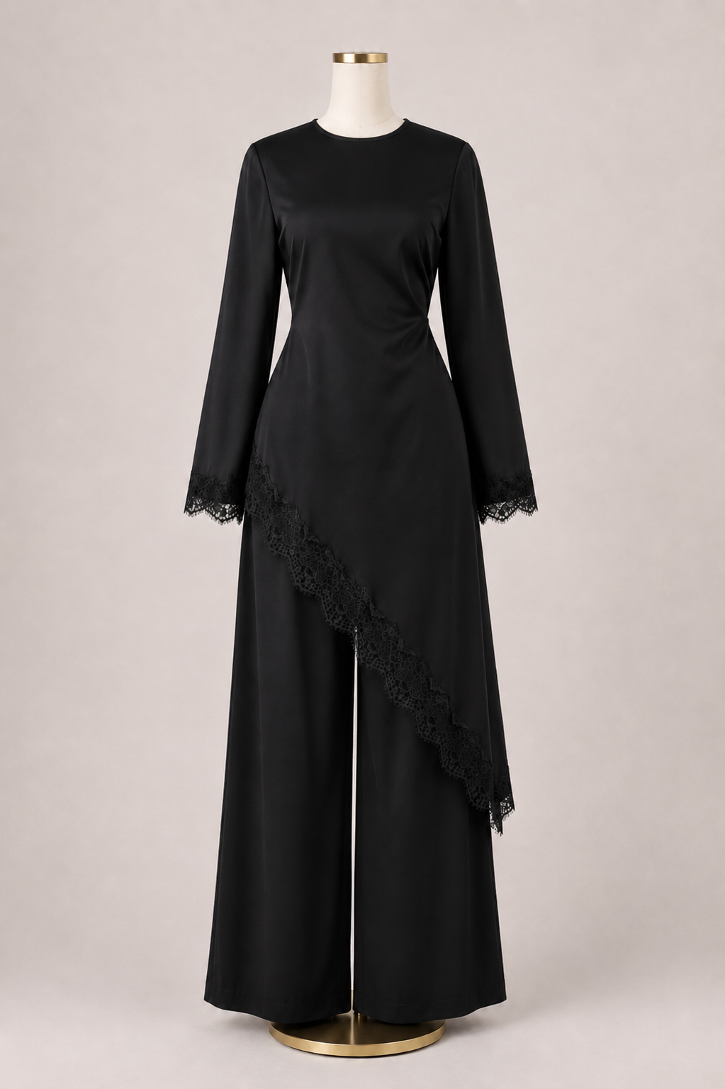 NOORA LACE TOP (BLACK