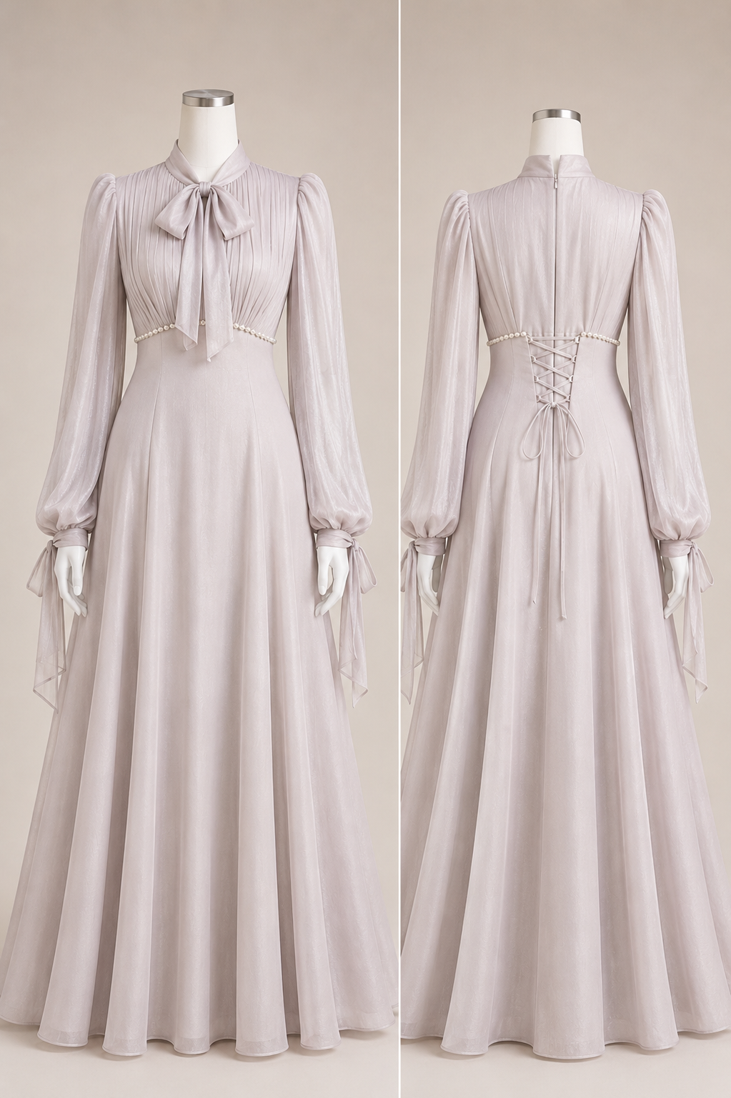 AYSE EVENING DRESS (HEATHER)