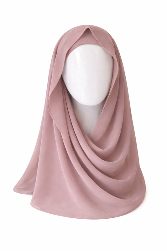 CHIFFON SHAWL PINK