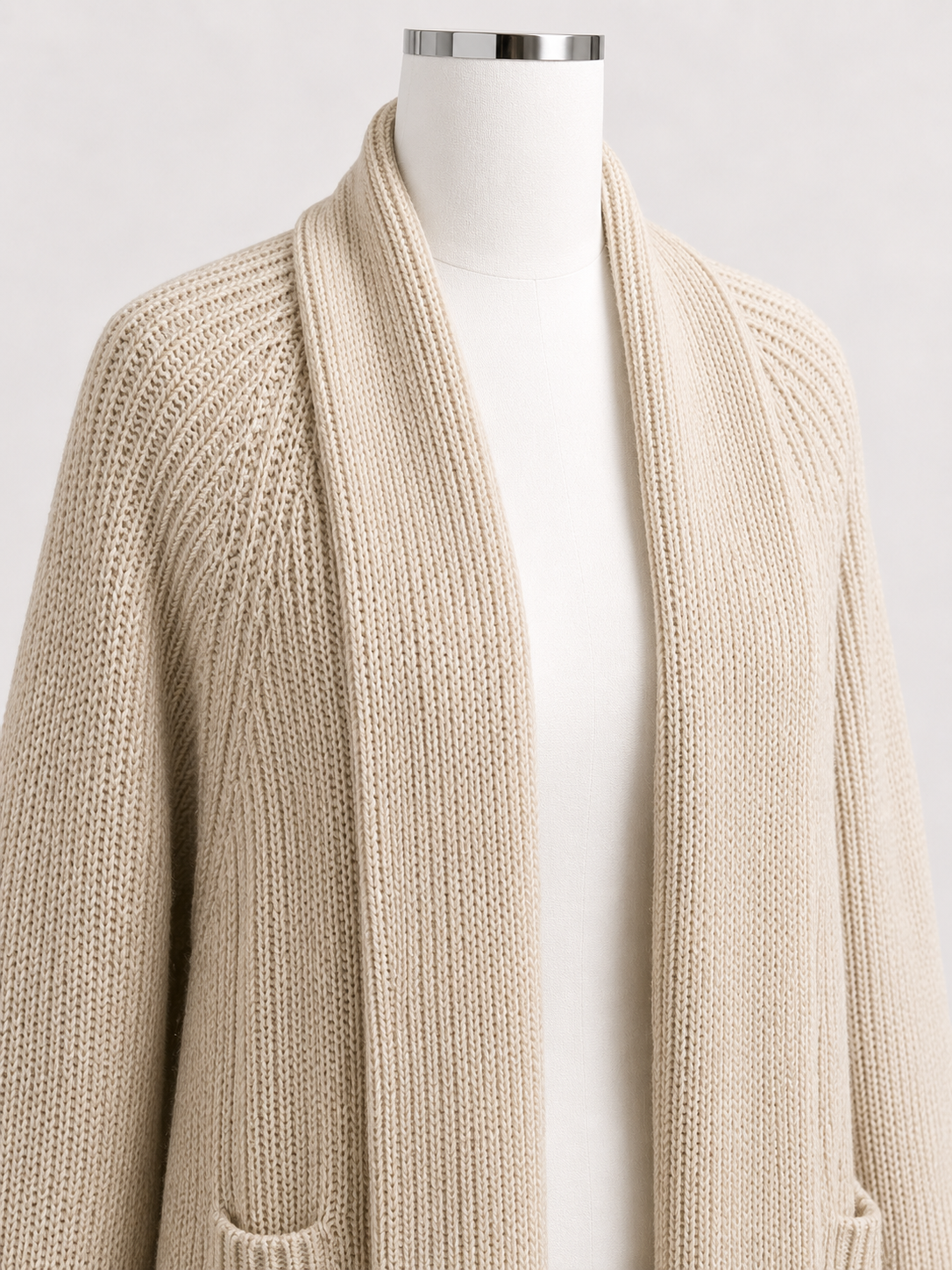 LYANA KNIT CARDIGAN (BEIGE)