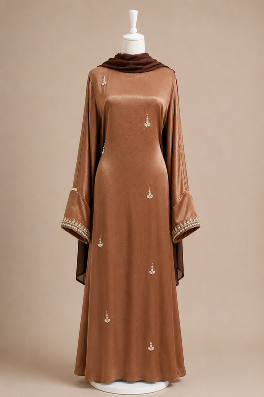 CRYSTAL BUTTERFLY ABAYA
