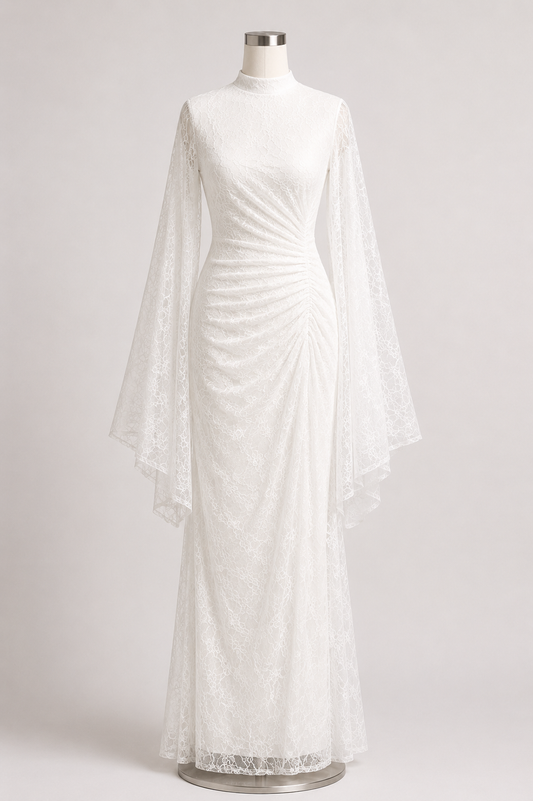 LYANA EVENING DRESS (WHITE)
