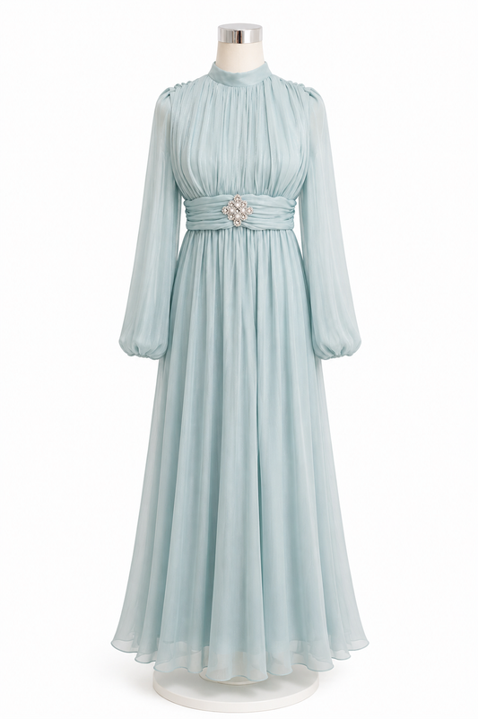 ANGEL KIDS DRESS (AQUA)